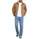 thumbnail image 2 of CHAQUETA CASUAL PARA HOMBRE INSPIRE CHIC, CON COLLAR Y CREMALLERA, ROPA DE EXTERIOR, CHAQUETA DE ANTE VINTAGE, TAMAÑO S, COLOR CAQUI, 2 of 6