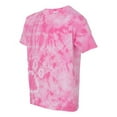 thumbnail image 2 of Dyenomite Youth Pawprint Short Sleeve T-Shirt in Pink S | 20BPR, 2 of 3