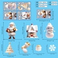 thumbnail image 4 of Xihbxyly Pegatina de Muñeco de Nieve Navideño para Vidrio, Decoración Festiva para Ventanas, Diseño de Copo de Nieve Electrostático, Reutilizable y Segura, Decoración Navideña Versátil, Fácil Instala, 4 of 4