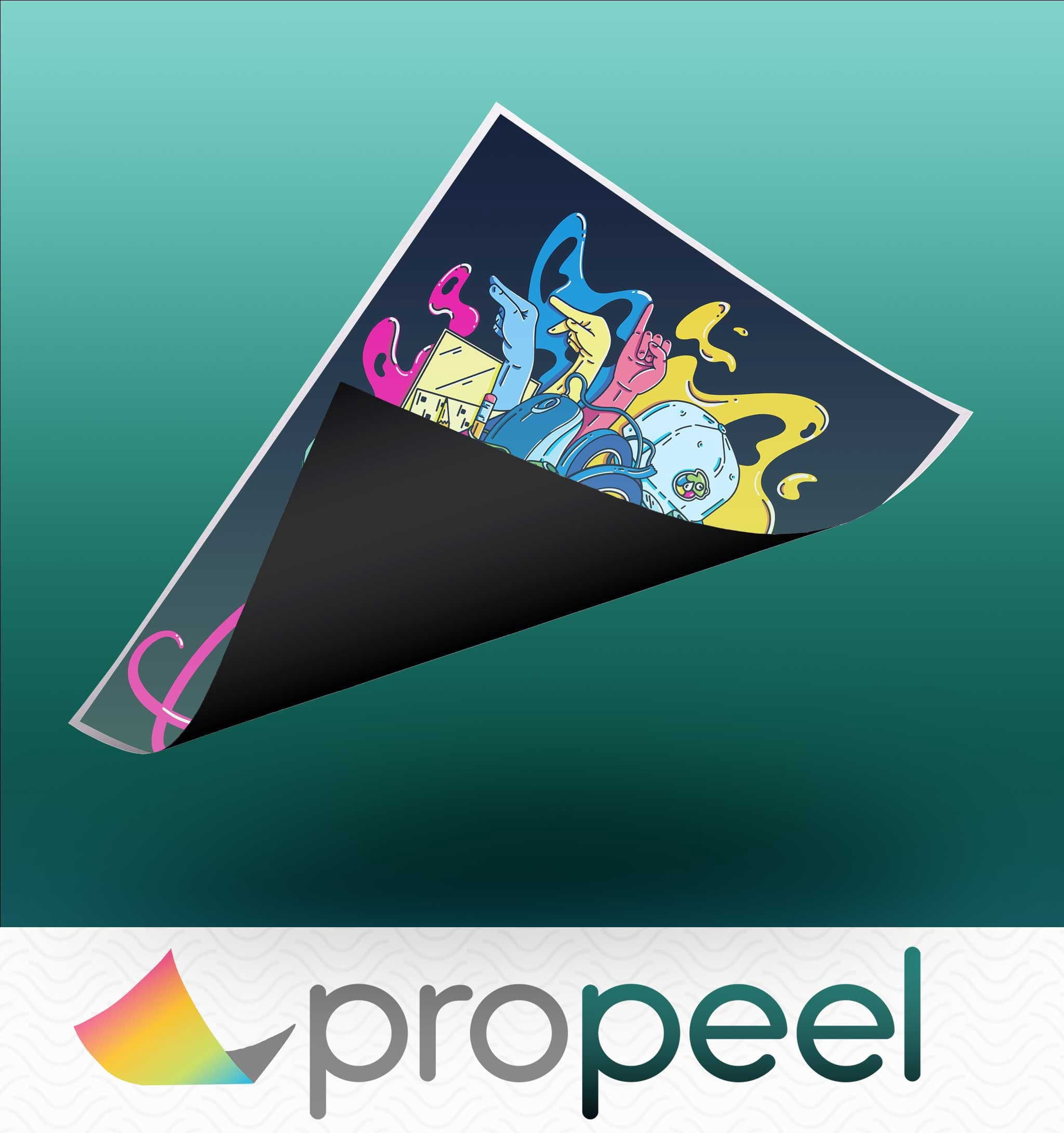 Propeel Magnetic Media for White Toner Laser Transfer Printers