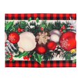 thumbnail image 2 of Prix Réduit!Timifises Tapis de Repas Imitation Lin de Noël, Tapis de Table à Manger Imprimé Arbre de Noël Vert, Tapis de Repas Occidental, Tapis d'Isolation de Cuisine, 2 of 3