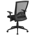 thumbnail image 5 of Flash Furniture Cleo Mid-Back Black Mesh Executive Swivel Ergonomic Office Chair with Back Angle Adjustment and Adjustable Arms, 5 of 8