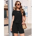 thumbnail image 5 of Ekouaer Short Jumpsuits for Women Summer Rompers Casual Beach Vacation Clothes, 5 of 6