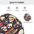 thumbnail image 5 of Rocae Guitar Skull record for Beanies Hats for Men Women Warm Chunky Knit Hats Winter, 5 of 7
