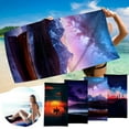 thumbnail image 4 of RXIRUCGD Microfibre Beach Towel Super Léger Multicolore Bath Towel Résistant au Sable Beach Couverture Multi-Usage Piscine Towel pour Adultes et Enfants Imprimé Beach Towel, 4 of 4