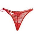 thumbnail image 1 of FhsagQ Lingerie Sets for Women Plus Womens Lace Ribbon Bow Seductive Low Waisted Hollow out Lifting Lingerie Lingerie Sets for Women Plus Size Red Red L, 1 of 3