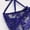 Blue, variant on Sexy Lingerie For Women Bow Lace Hollow Open Crotch Teddy Bodysuit Backless Jumpsuit Lingerie Women's Intimates XXL