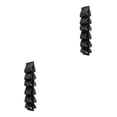 thumbnail image 3 of Wosthever Estante de almacenamiento de zapatos sobre la puerta 12 bolsillos Tacones altos Bolsa de soporte Transpirable Negro 2Conjunto, 3 of 6