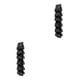 thumbnail image 2 of Estante de almacenamiento para zapatos Toystoory sobre la puerta 12 bolsillos Negro 2piezas, 2 of 6