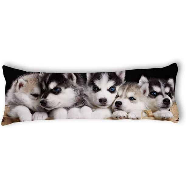 Popeven Decorative Body Pillow Cover 20 X 54 Super Soft Body Pillowcase Silky Shiny Satin Decorative Body Pillow Case Cover For Bed Sofa Sleeping Dogs Walmart Com Walmart Com