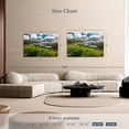 thumbnail image 4 of Elephant Stock Glacier National Park Lake Wall Art - Horizontal Canvas Wall Art - Living Room Wall Decor - Nature Canvas - White And Blue Decor - 51" x 34", 4 of 8