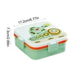 thumbnail image 4 of Bento Box Cartoon Lunch Container Microwave Safe Food Grade Leak Proof with Utensils Cute for College Office by Xuniizn, 4 of 7