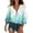 White B, variant on Kezqiaxn 3/4 Sleeve Tops for Women Summer Drawstring V-Neck Loose Casual Shirts Womens Blouses Plus Size Fashion