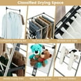 thumbnail image 7 of GVN Clothes Drying Rack with 6-Level Adjustable Height, Laundry Drying Rack for Easy Storage, 7 of 7