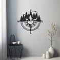 thumbnail image 4 of LaModaHome Exclusive Compass Metal Wall Decor – Durable & Artistic Metal Wall Art for Home and Office Decor, Perfect for Any Interior Design Aesthetic, 4 of 5