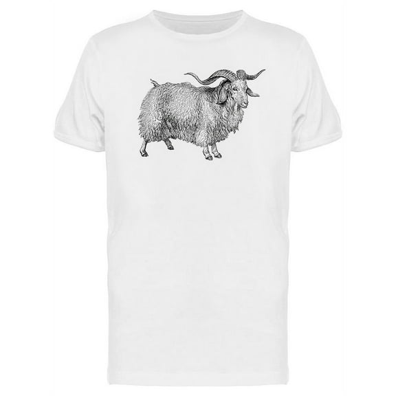 Angora Goat T-Shirt Men -Image by Shutterstock, Male Small