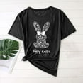 thumbnail image 2 of Womens Easter Tops 2025 Summer Casual Pullover Printed T-Shirt with Round Neck and Short Sleeves, 2 of 4