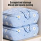 thumbnail image 4 of Bolsa de almacenamiento multiusos de tela Oxford | Bolsa de lavandería impermeable y duradera con cremallera | Organizador de viaje plegable y resistente a la humedad para ropa, ropa de cama, mantas, 4 of 6