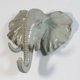 thumbnail image 2 of Heavy Duty Elephant Head Suspensión Montada En La Pared De Resina Sombrero Bolsas Gancho Gris El 12x5.5x13cm Macarena Gancho de resina, 2 of 5