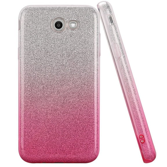 GSA Gradient Glitter Candy Case For Samsung Galaxy J3 (2017) & J327 Hot Pink