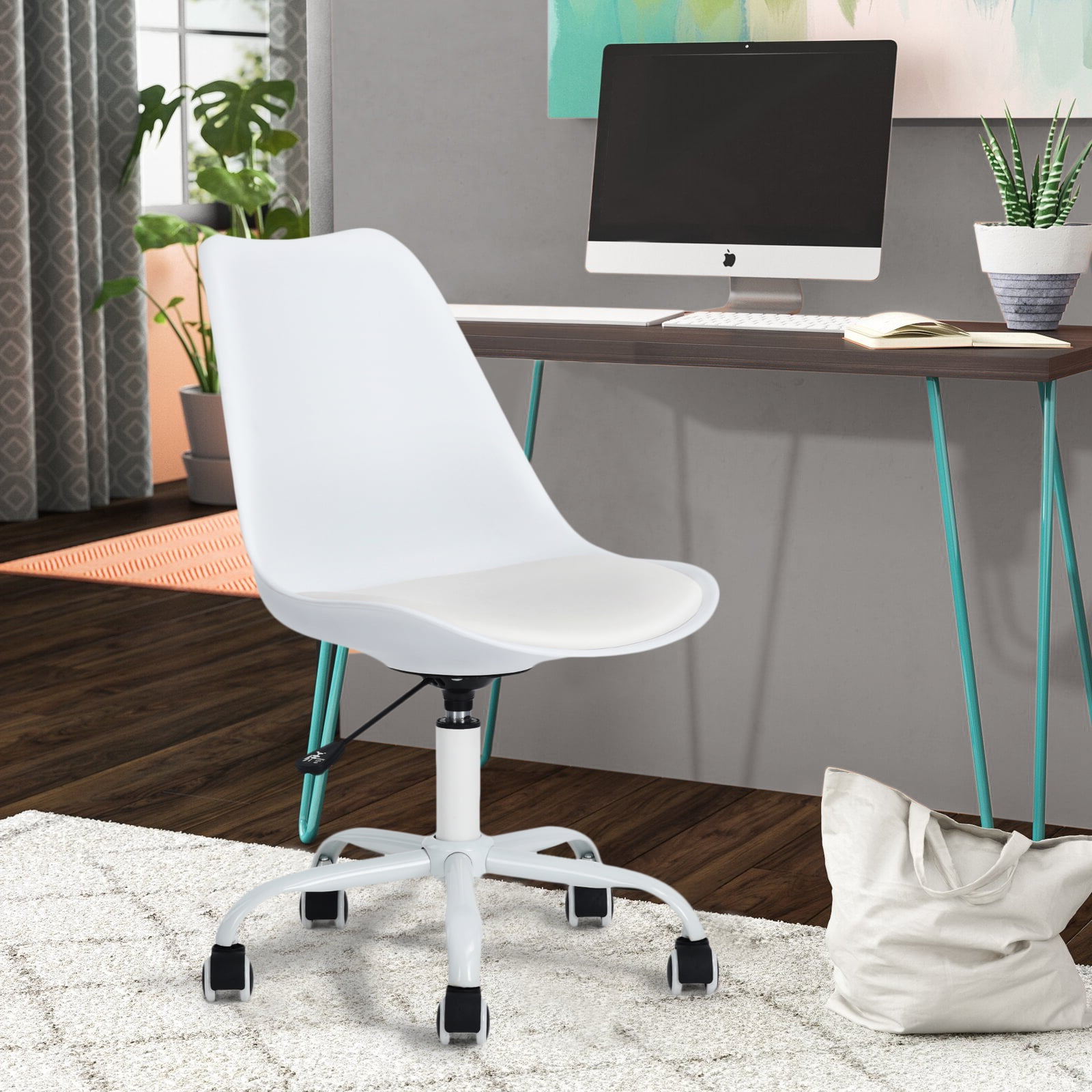 Furniture R Task Chair Up Down Adjustable Mid Back Swivel Office