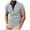 Grey, variant on Caqnni Mens Linen Henley Shirts Short Sleeve Yoga Summer Beach Casual Henleys T-Shirt (Black,S)