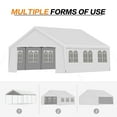 thumbnail image 6 of Aoodor 20 x 20 ft. Marquee Party Tent with Church Window Sidewalls ,Waterproof Pavillion Tent ,Outdoor Event Tent,Wedding Party Tent - White, 6 of 10