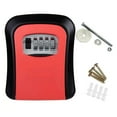 thumbnail image 1 of Wall Mount Key Lock Box 4 Digit Password Code Security Lock No Key for Home Office Key Safe Secret Storage Box Organizer ,Your Exclusive Wealth Manager, 1 of 6