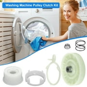 Replacement Washer Pulley Clutch Kit for Whirlpool Washing Machine DIY Installation, Drive Pulley and Cam Replacement