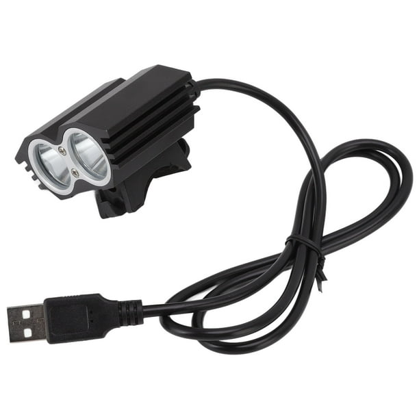 Luz delantera de bicicleta ANGGREK recargable por USB Aleación de aluminio 2000LM