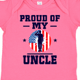 thumbnail image 4 of Inktastic Military Uncle Proud Nephew Boys or Girls Baby Bodysuit, 4 of 5
