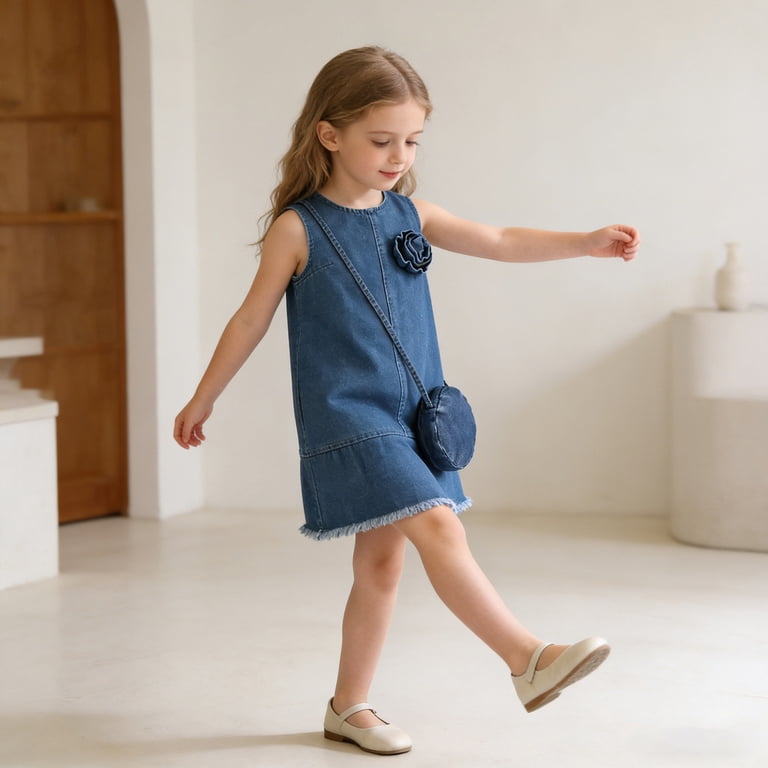 cute summer denim dresses American Sweetheart Denim Mini Dress