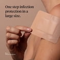 thumbnail image 4 of Manuka honey adhesive bandages 6-pack | Latex-free, antibiotic-free trauma dressing | Medical-grade honey adhesive pads | First aid care for burns, cuts, abrasions, wounds, lacerations, 4 of 4