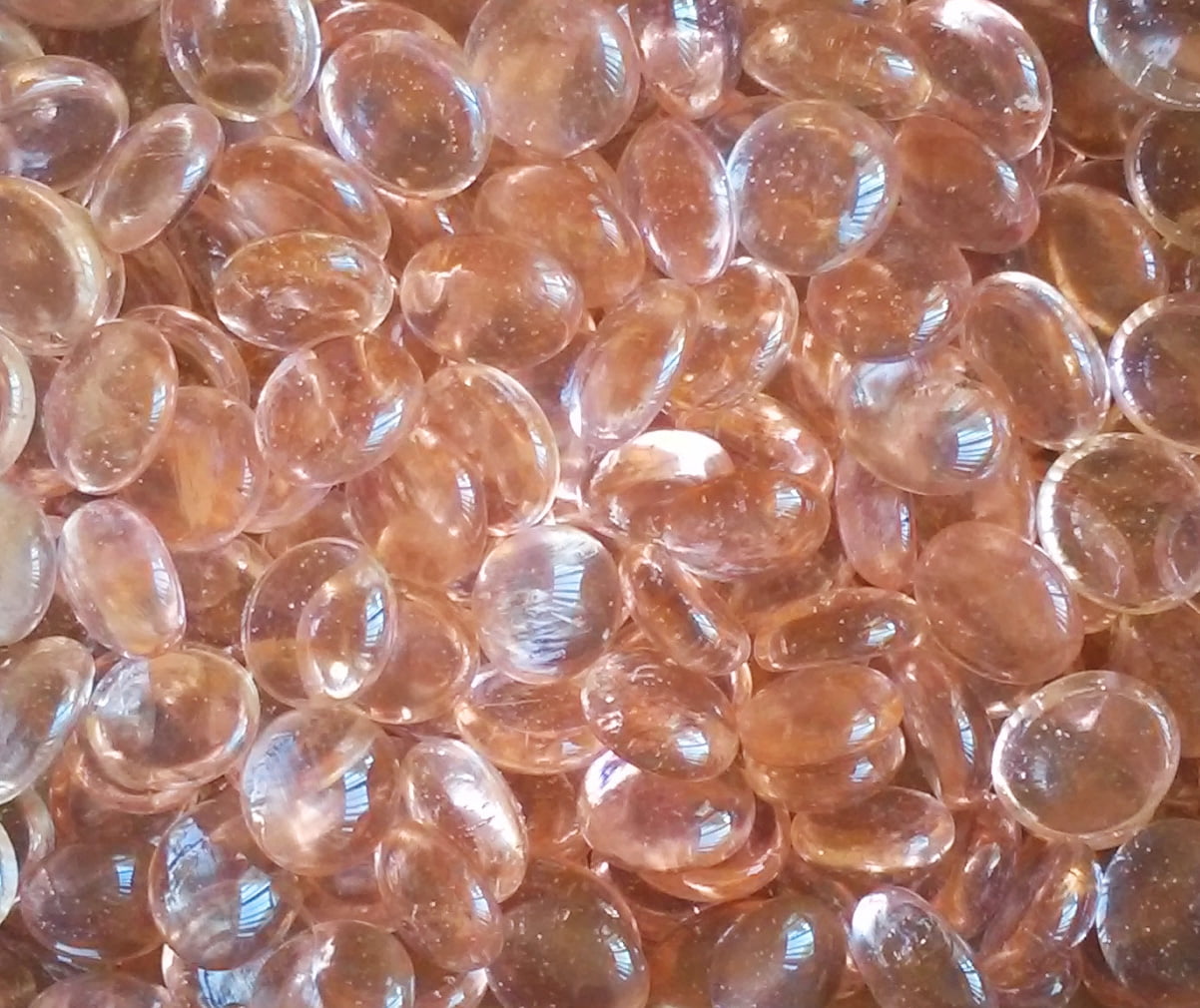 Vase Fillers Glass Gems 1 LB Pinky Peach Creative Stuff Glass 