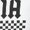 White, variant on Softball Retro Mama Rocker Sports Checkerboard Shirt