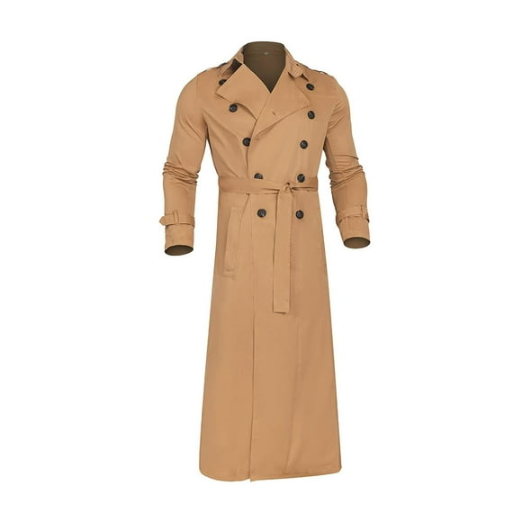 Gabardina Formal para Hombre Strade Fareast Limited Doble Botonadura Caqui XL