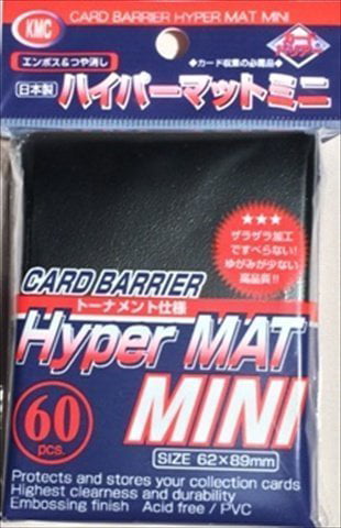 Magic Pokemon Yugioh KMC Full Sized Hyper Mat Blue 80pcs Card Sleeves MtG 