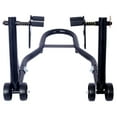 thumbnail image 5 of Olurrisa Motorcycle Stand 1000LB Sport Bike Front and Rear Wheel Lift Swingarm Paddock Stands Black U, 5 of 9