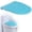 Light Blue, variant on Microfiber Toilet Lid Cover, Soft Velvet Toilet Cover; Absorbent, Machine Washable, Comfortable, Durable Adjustable Toilet Seat Cover Fits Most Toilet Lids