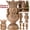 Strong, variant on Nutcracker Candle Holder, Brown Polyresin Nutcracker Christmas Pillar Candle Holder, Classic, 8"