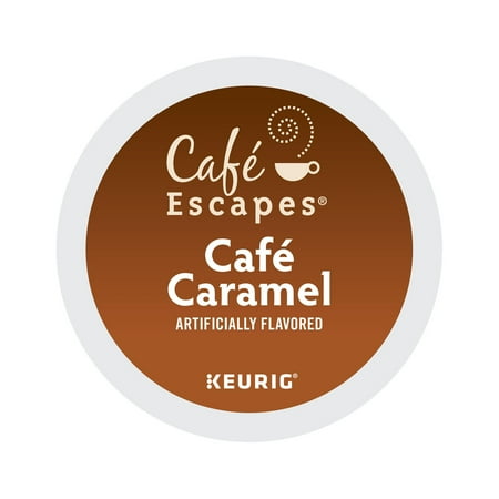 Café Escapes Café Caramel Keurig Single-Serve K-Cup Pods, 3 Count