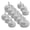 Silver, variant on Yihuala 12Pcs Artificial Pumpkins Realistic Pumpkins for Christmas Thanksgiving Party Holiday Wedding Decorations
