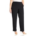 thumbnail image 1 of Briggs New York Plus Size Pull on Dress Pant Average Short Length Black 20WS, 1 of 4
