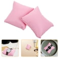 thumbnail image 2 of BRIGHTFUFU 10 Uds. De almohadas para reloj de PU rosa, cojín cuadrado relleno pequeño, almohada para exhibición de joyería, pulsera, brazalete, organizador para caja de joyería, 2 of 7
