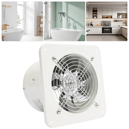 TFCFL 6" Exhaust Fan Ventilation Extractor Fan 110V Wall-Mounted Blower Duct Fan Venting Fan 2600RPM