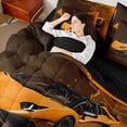 thumbnail image 4 of Castle Fairy Teens Car Bedding Comforter Set,Speed Sport Full Bedding Set, 4 of 8