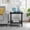Navy, variant on Athens Contemporary Wood Shelf End Table with Storage Shelf, Navy MDF Side Table for Living Room