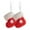Red, variant on 2pcs Christmas Stocking Pendants - Plush Hanging Ornaments for Trees, Small Decor for Holiday Ambience Layout, 2-Pack, 3.14*3.93in, Red