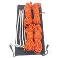 thumbnail image 1 of jinwen Set of 4 Reflective guyline Tent Rope Set W/ Aluminum Adjuster 4mm Camping Rope Orange, 1 of 7