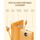 thumbnail image 3 of Cargador portátil VRURC de 10000 mAh con cables y enchufe integrados, 3 of 8